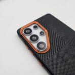 NY Original Carbon Fiber Case for Samsung Galaxy S24 Ultra – Premium Slim Armor Protection(gray colour) ny original carbon fiber case for samsung galaxy s25 ultra – premium slim armor protection back cover, shockproof design, raised camera guard, gray color