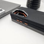 NY Original carbon fiber (GRAY COLOUR)case for Samsung Galaxy S25 with slim armor design, shock protection, raised camera guard, precise fit, and premium textured finish ny original carbon fiber case for samsung galaxy s25 ultra – premium slim armor protection back cover, shockproof design, raised camera guard, gray color